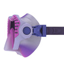 Speedo Junior Dive Wave Watcher Swim Mask - Tie Dye Neon Jelly Tie Dye/Clear: Anti-Fog Lens, UV Protection, Easy Adjust Strap, Ages 6-14