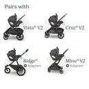 Mesa V2 Infant Car Seat (Charcoal Mélange)