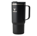 Vacuum Insulated Stainless Steel Travel Mug - Black
