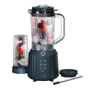 Countertop Blender Duo, 1100W, 57oz Tritan Pitcher, 6-Point Stainless Steel Blade, 25oz To-Go Cup with Smart Seal™ Lid and Straw, Atlantic Blue