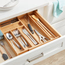 Bamboo 7 Compartment Drawer Organizer