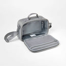 Faux Neoprene Lunch Tote - Heather Gray