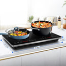 Portable Double Induction Cooktop - Black