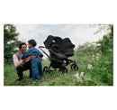 Donkey 5 Duo Stroller Extension Set Complete - Midnight Black