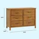 Charlie 6-Drawer Double Dresser - Chestnut
