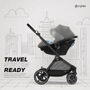 Eos 5-in-1 Travel System Stroller + Lightweight Aton G Infant Car Seat - Lava Grey