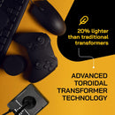 ELC 300 Watt Voltage Converter Transformer Heavy Duty Compact - Step Down - 220/240 to 110/120 Volt - Light Weight - Travel - For Hair Straightener, Toothbrush, TVs, Laptops, Chargers