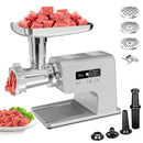 Meat Grinder, 2500W Electric Food Grinder Sausage Stuffer and Grinder with 3 Size Plates, Sausage Tube & Kubbe Kits