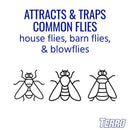 TERRO Fly Magnet Disposable Fly Trap 1 pk, Pack of 12
