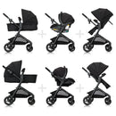 Pivot Modular Travel System with LiteMax Infant Car Seat - Oxford Black