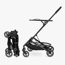 Lightweight Foldable Grocery Cart on Wheels - Gray