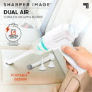 Sharper Image Cordless Handheld Vacuum and Blower - White