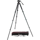 Manfrotto MVK500AQ Spreaderless Video  Tripod with MVH500A Fluid Head