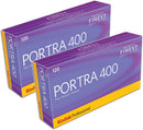 Kodak Professional Portra 400 Color Negative Film 10 Pack (120 Roll Film, 5 rolls, 2 boxes)