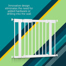 Pressure-Check Gate with SecureTech - White