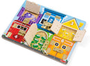 Natural Wood Latches Activity Board for Kids