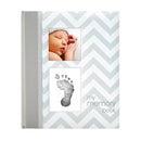 Chevron Baby Memory Book - Gray