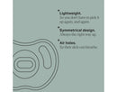 Ultra Light Silicone Pacifier - Teal/White - 2 Pack