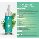 The Ultimate Hair & Skin Restoration Bundle: LED Therapy Brush, Castor Oil, Sweet Almond Oil, & Fractionated Coconut Oil