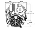 Briggs & Stratton 49E877-0034-Z1 1 1-8" X 4 19-64" Vertical Electric Vanguard EFI Engine