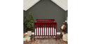 4 in 1 Aden Convertible Mini Crib - Cherry