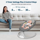 Baby Swing for Infants - Portable Music Bouncer with Remote Control