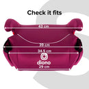 Solana Backless Booster Car Seat - Pink