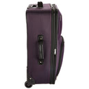 4pc Softside Checked Luggage Set - Purple