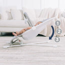 Highland Portable Baby Bouncer - Pebble Gray