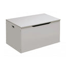 Flat Bench Top Toy and Storage Box - White