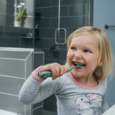 Travel Size Toddler Manual Toothbrush with Soft Bristles - Green & Orange