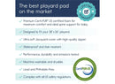 Pack and Play Mattress - White