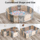 Foldable Baby Playpen - Off-White