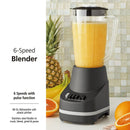 6-Speed Blender with 48 oz/1.5 L Pitcher - Black