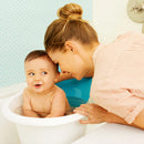 Sit & Soak Non-Slip Dual-Stage Baby Bathtub - Padded Foam - Blue and Grey