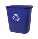 Rubbermaid 28 qt Blue Plastic Recycling Bin, Pack of 12