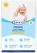 Premium Waterproof Crib and Toddler Mattress Protector - 1 Pack