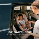 Aton G2 Swivel Infant Car Seat with Load Leg Base - Moon Black