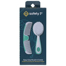 Easy Grip Brush & Comb Set - White