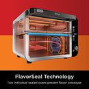 Ninja 12-in-1 Smart Double Oven With FlexDoor, 0.55 Cu. Ft., Silver/Black, Total Qty 1