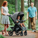 Bravo Le Cleartex Quick-Fold Stroller - Pewter