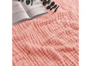 Muslin Blanket for Adults Queen 90" x 90" - Lace Pink