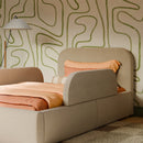 Upholstered Twin/Full Bed Guardrail - Performance Beach Eco-Weave
