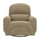 Rainbow Recliner and Swivel Glider - Latte Teddy Loop