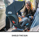 All4Stages Slim Plus Canopy 4-in-1 Convertible Car Seat - Howell Black