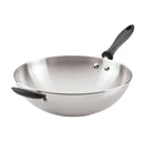Stainless Steel Wok Fry Pan - 12.25"