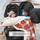 PowerGlyde Plus Side By Side Double Stroller - Black - Jeep