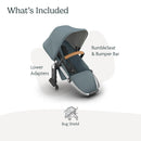 Second Lower Seat for Vista V3 Stroller - Grey