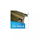 SureHook Hanging Folders, Letter Size, 1/5-Cut Tabs, Standard Green, 20/Box