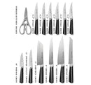 14pc Stainless Steel Forged Knife Block Set